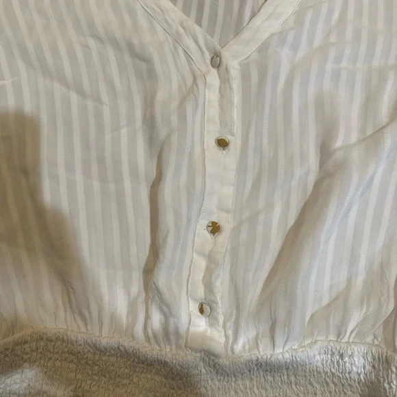 Anthropologie Hem & Thread Top-Size Large - Picture 3 of 6